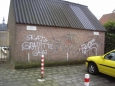 graffitiverwijdering vanaf muur